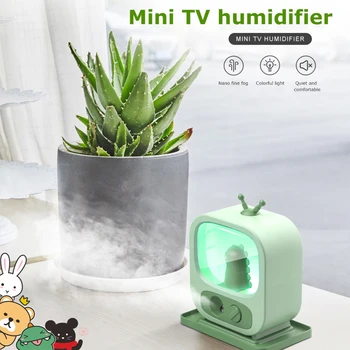 

Mini Car Air Humidifier Household Atomizer Water Replenishing Instrument Spray Mute USB Humidifier Colorful LED Night Lamp