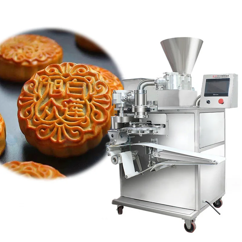 80 шт./мин Коммерческая многофункциональная Набивочная машина автоматическая машина для формирования лунного торта SZ-65 машина для изготовл...