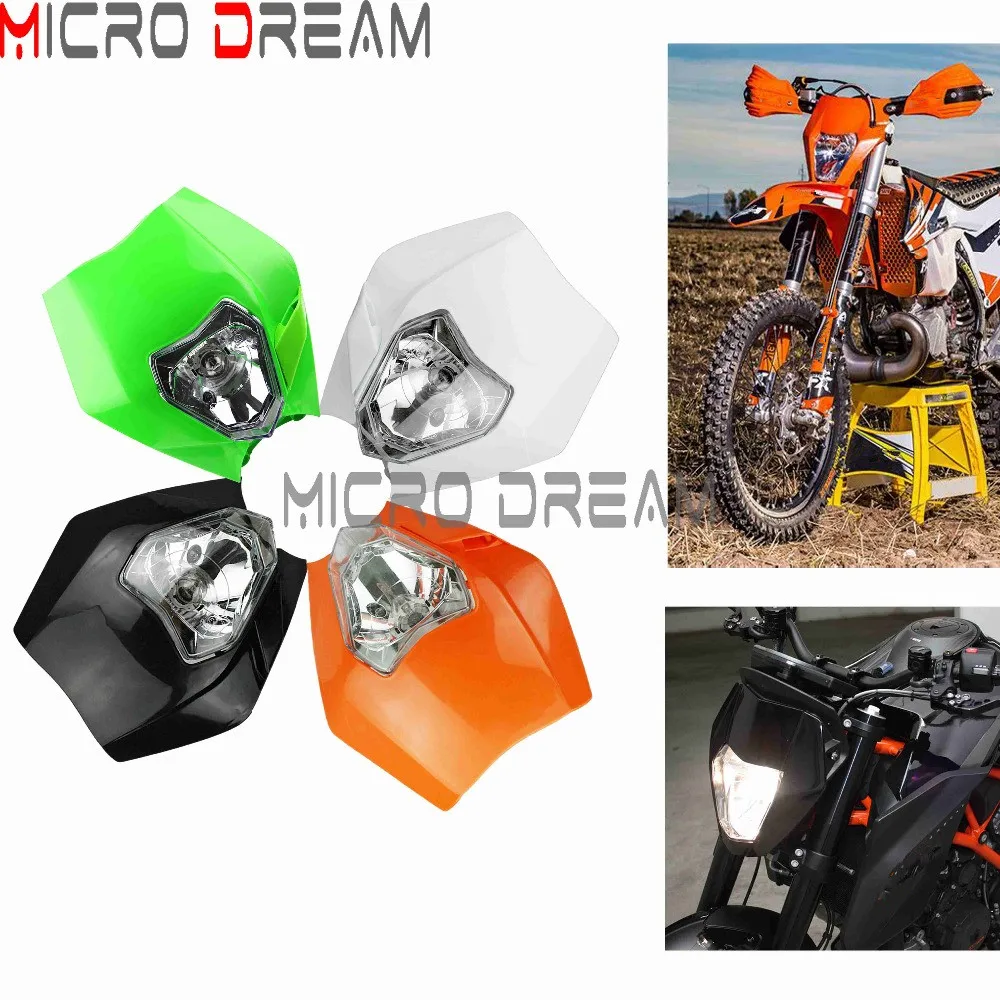 Универсальный налобный фонарь для мотоциклов Honda Yamaha Suzuki Kawasaki EXC CRF KLX 125 250| |