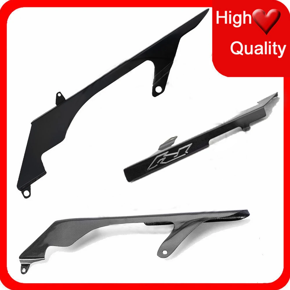 Motorcycle Black Chain Guards Cover Fit For Yamaha YZF R1 2004 2005