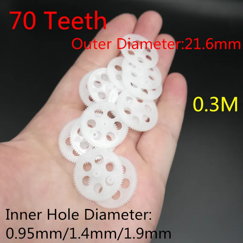 4pcs 70 Teeth 70t 0 3m Hole 0 95mm 1 4mm 1 9mm Diameter 2 2cm 21 6mm Gears For Diy Robot Toys Helicopter Quadcopter Spare Parts Parts Accessories Aliexpress