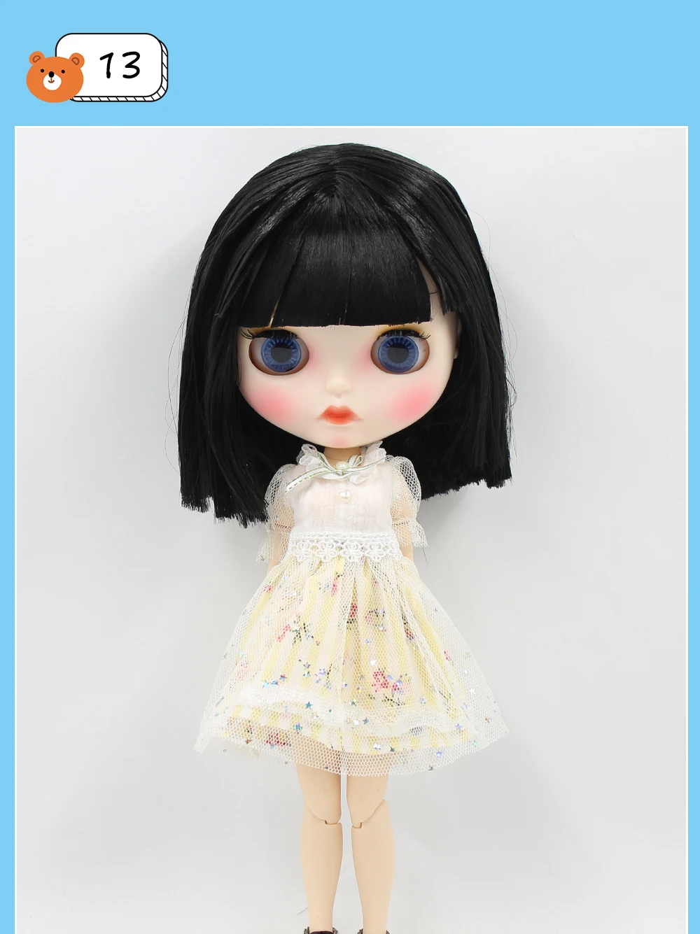 Premium Custom Neo Blythe Doll with Full Outfit 27 Combo Options 25