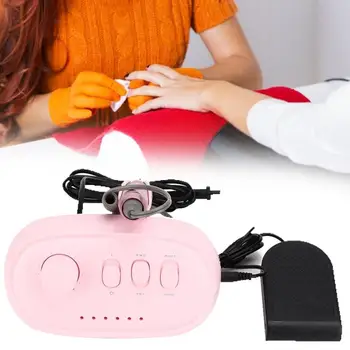 

30000RPM Professional Electric Nail Drill Nail Polisher Grinding Machine Manicure Tool Pink Nail Art Drilling Polishing Device