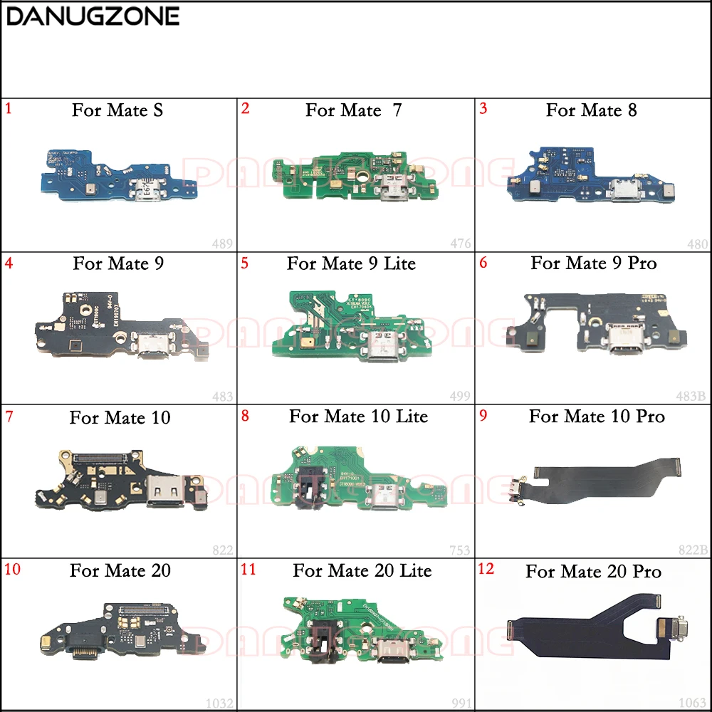 Usb зарядная док-станция, порт, розетка, разъем, зарядная плата, гибкий кабель для huawei mate 10 Lite 20 Pro 9/mate 10 8 9 Pro S 7