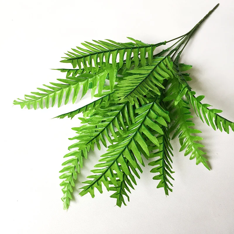

Fake Greenery Green Leaves Plants Artificial silk Plastic Tree Outdoor Flowers for Wedding Home Garden Wall Table Decoration DIY