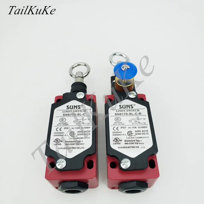 Три SUNX Pull Switch SN6170-SL-C-R переключатель безопасности аварийный стоп-переключатель