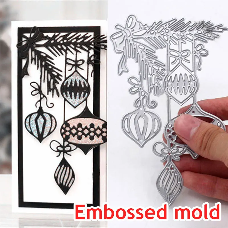 

Christmas Decorations Embossing Cutting Dies DIY Stencil Mold Party Decors Carbon Steel Paper Craft Scrapbook Stamping Making