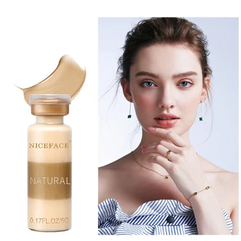 

10pcs/set Meso Make Up Anti Aging Travel Concealer Nude Oil Control Serum Liquid Foundation BB Cream White Brightening Natural