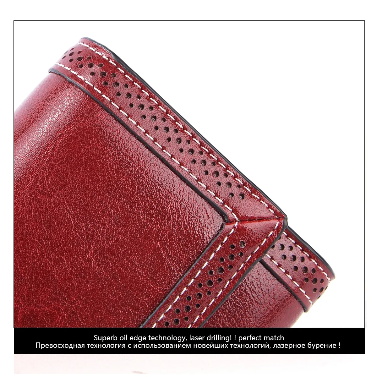 2022 Leather Women Wallets Name Engraving Genuine Leather Female Wallets Classic High Quality Fashion Photo Holder Women Purse