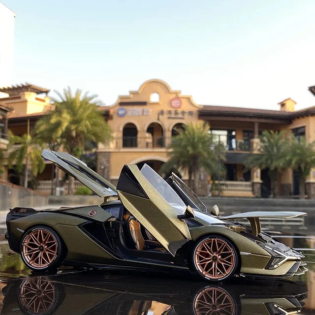 1:32 SINA Alloy Sports Car Model Diecast Metal Toy Vehicles Car Model Simulation Sound and Light Collection Childrens Toy Gift 4