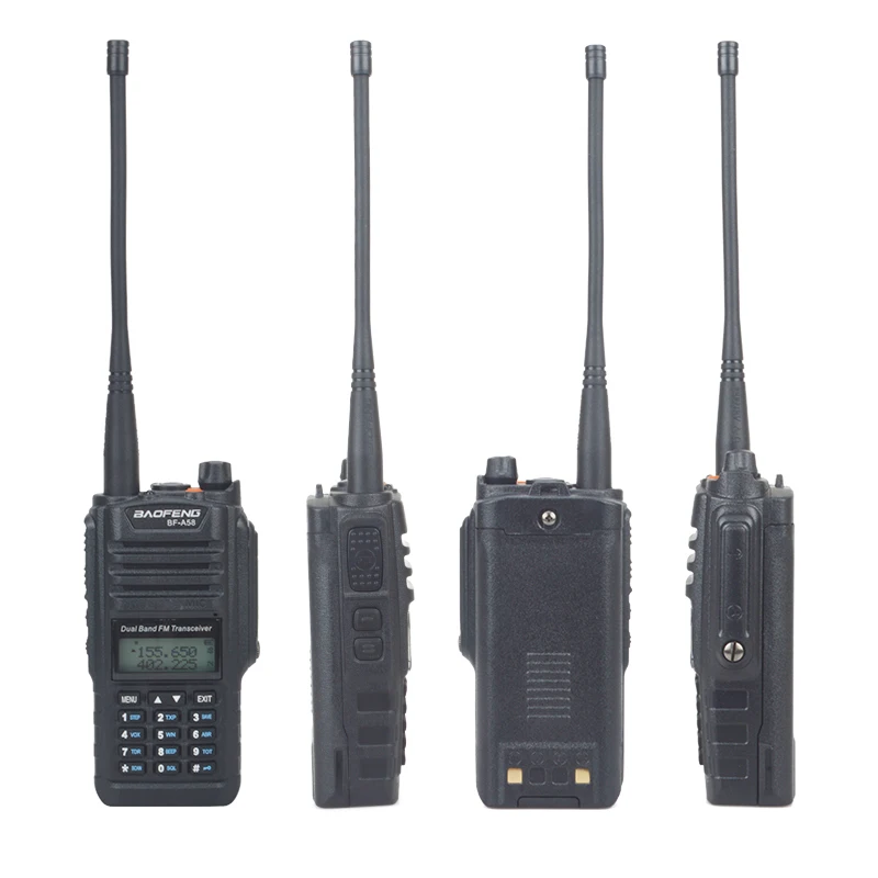 walkie talkie BF-A58 baofeng VHF UHF dual band IP67 waterproof Portable FM two way radio ham 136-174MHz 400-520MHz 4