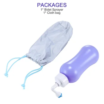 

Portable Bidet Sprayer Seat Tackle Personal Care Outdoor Camping Emergency Water Bottle Long Spout Rotatable Nozzle