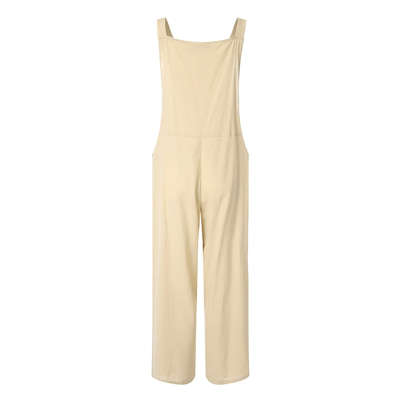 Fashion Women Rompers Celmia Plus Size Overalls Strappy Jumpsuits Casual Solid Vintage Harem Pants Loose Playsuits S-5XL 7
