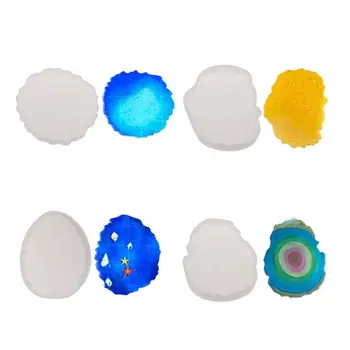 

Large Irregular Wave Round Coaster Mold Silicone Resin Cement Casting Mold Tools