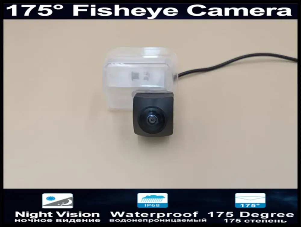 175 градусов MCCD 1080P Fisheye камера заднего вида Камера для Mazda 3 Mazda 6 CX-9 CX-7 CX-5 Besturn X80 B50 заднего хода автомобиля Камера