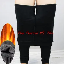 Babbytoro, женские теплые леггинсы, зимние, толстые, высокая талия, бархат, теплый флис, зимние джеггинсы, черные, плюс размер, 7XL, 6XL, 5XL, XS