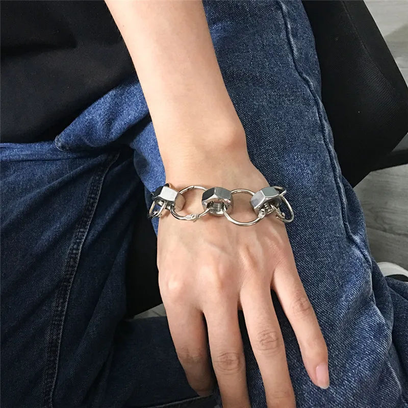 Diy брелок Чокеры ожерелье s Harajuku панк мужское женское ожерелье уличная цепочка Ожерелье Рок Хип-хоп короткое ожерелье унисекс ожерелье - Окраска металла: SL148