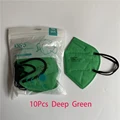 10Pcs Deep Green