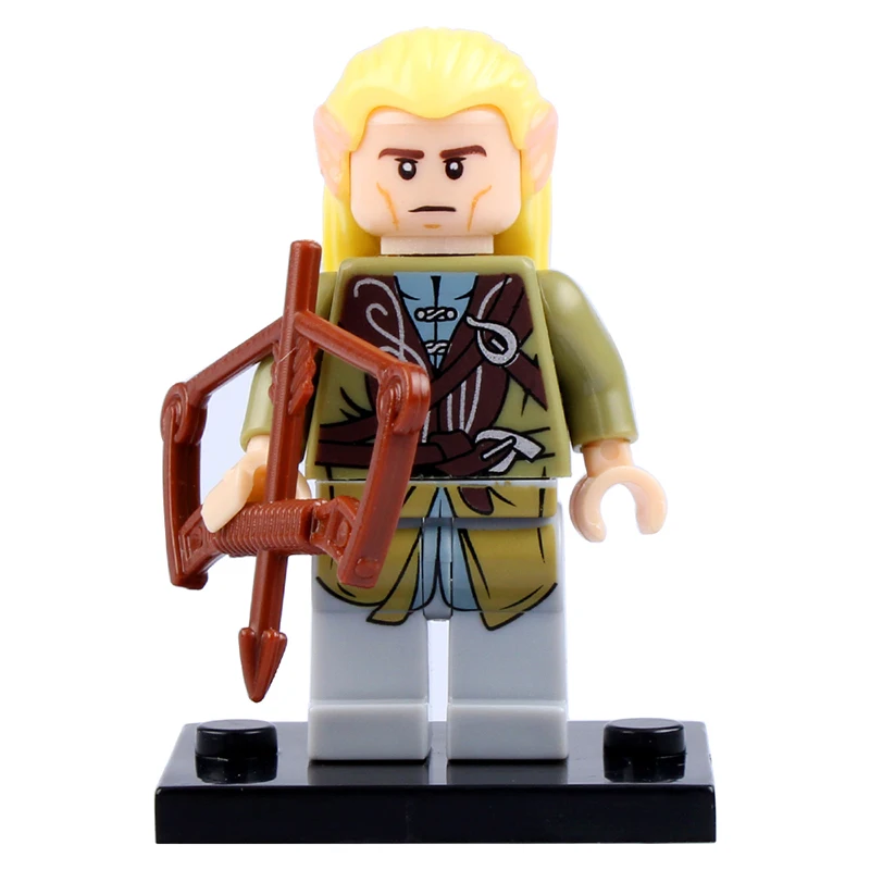8 шт./компл. Legoed Властелин колец фигурка Элронд эльф халдир Playmobil строительные