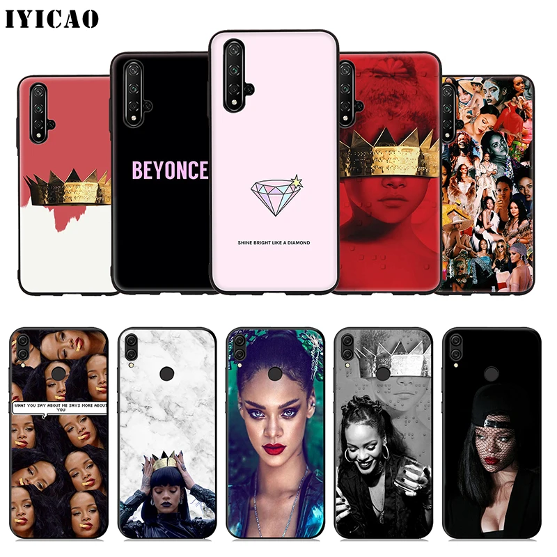 IYICAO Rihanna мягкий чехол для huawei Honor 20 10 9X9 8X 8C 8 7X 7A 6A Lite Pro View Note телефона |