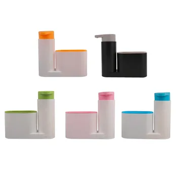 

Newestest Portable Home Bathroom Plastic Shampoo Soap Dispenser Practical Liquid Soap Shampoo Shower Gel Container Holder