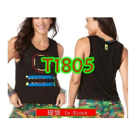 T1805 BLACK ADIBO женская Трикотажная хлопковая одежда zum фитнес одежда футболка Топы женские топ мужская рубашка T1805 - Цвет: T1805 BLACK