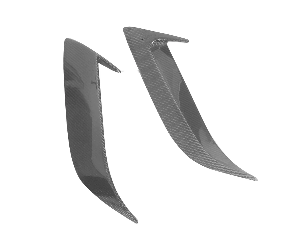 Carbon Fiber Car Side Splitter Bumper Lip Spoiler Ahead Bumper guard Case For Ferrari 599 Coupe 2006 2007 2008 2009 2010 Tuning - - Racext 34