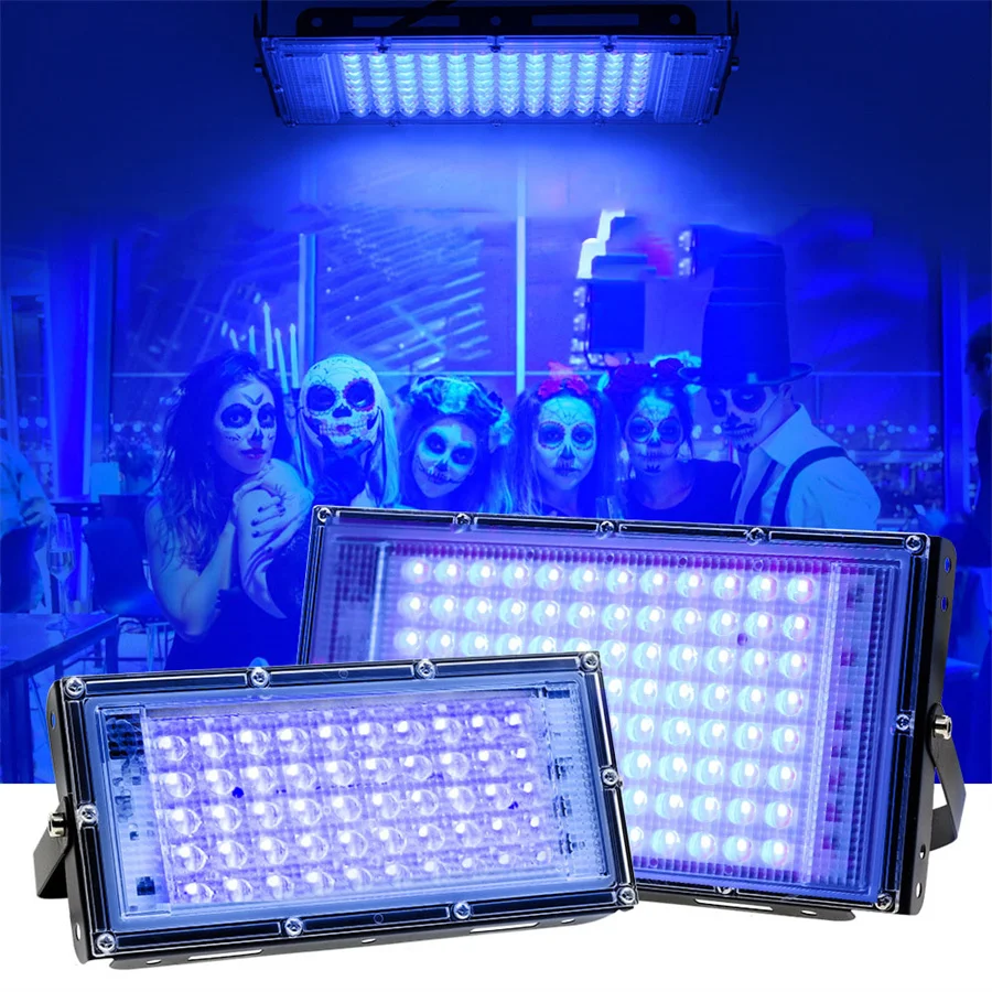 Uv Led Black Light 100w 200w 300w Uv Led Floodlight Waterproof