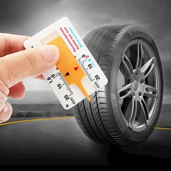 

Car Tyre Tread Depth Depthometer Gauge For mitsubishi pajero outlander xl montero lancer triton l200 galant 8 asx grandis