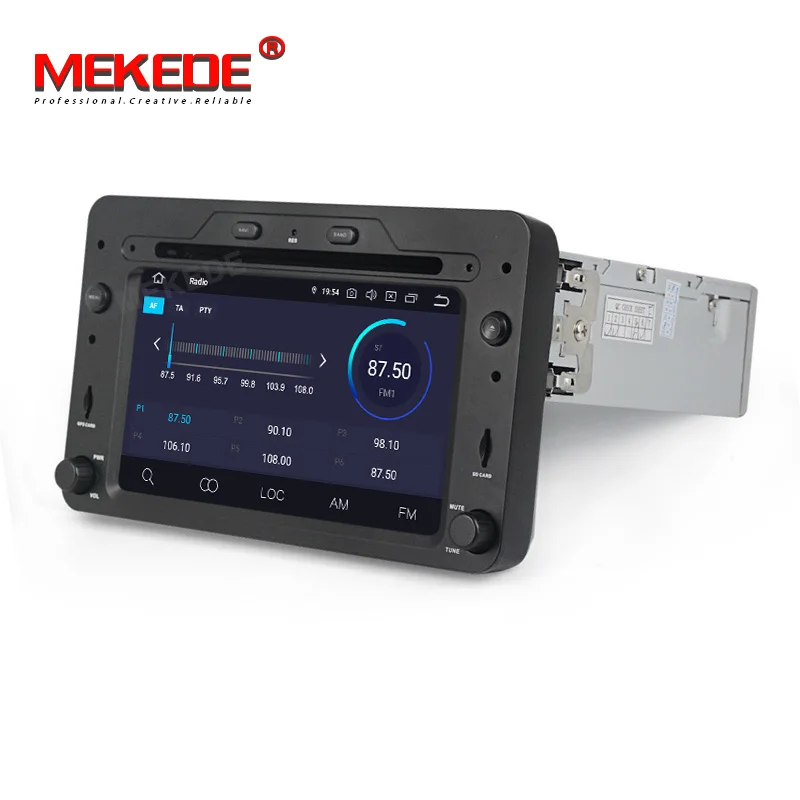 Excellent MEKEDE 1 Din Auto Radio Android 9 For Alfa/Romeo/Spider/Brera/159 Sportwagon RAM 2G Car Multimedia Video DVD Player GPS USB DVR 5