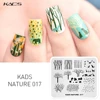 KADS NATURE 017 Stamping Plate nail art Animals Elephant Forest design nail art templates Image DIY Manicure stamp plates 2