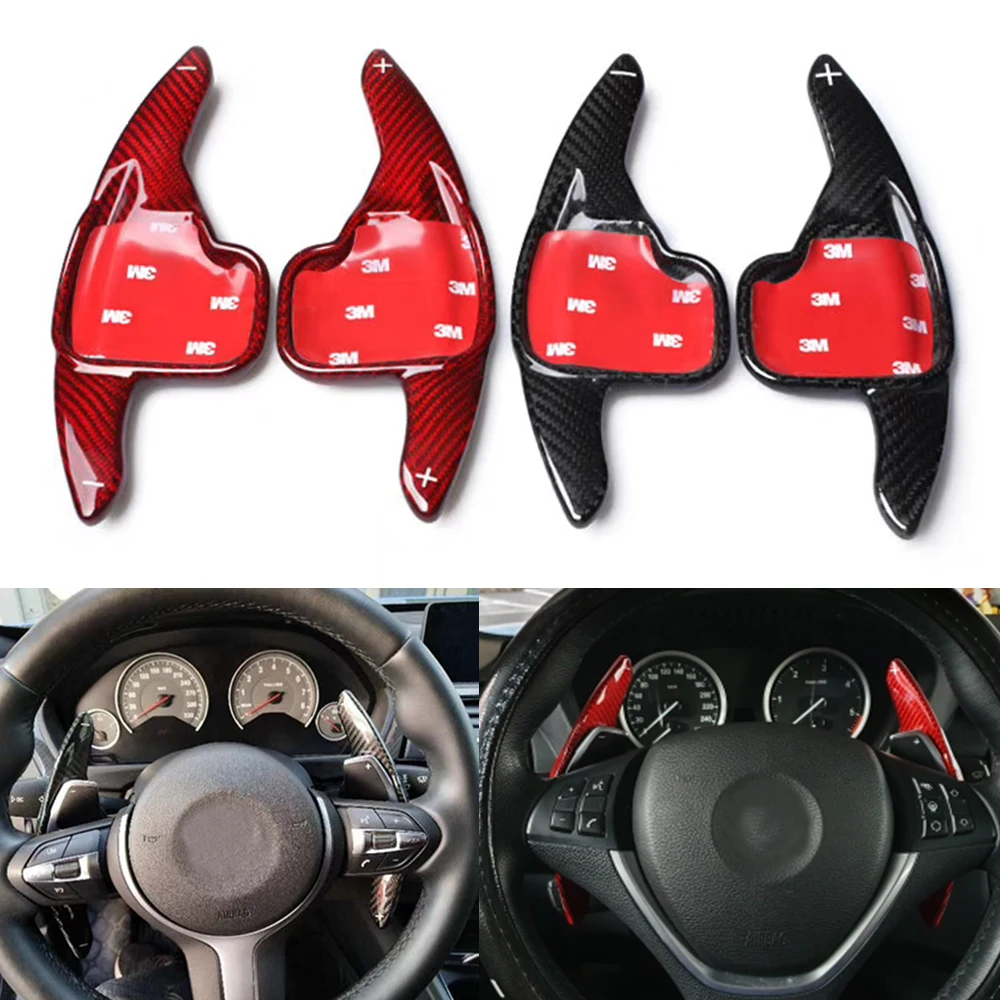 Carbon Fiber Steering Wheel Shift Paddle Shifter For Bmw F30 F10 GT 3 series 5 F18 X1 M2 M3 M4 M5 M6 X5M X6M | Автомобили и