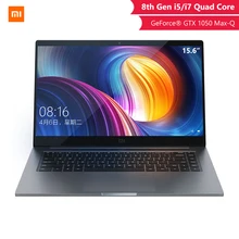 Ноутбук Xiaomi Pro 15,6 дюймов GTX 1050 Max-Q 4 ГБ GDDR5 Ноутбук игровой офисный компьютер I5 8G/I7 16G Профессиональный ноутбук