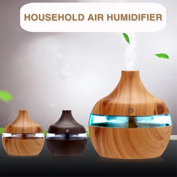 

Diffuser Wood Essential Oils Portable Office Home Ultrasonic Mist Maker Air Humidifier USB Car Aroma Diffuser Scent Air Machine