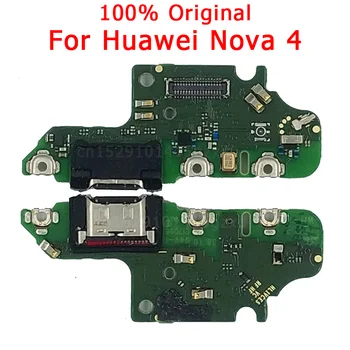 

Original For Huawei Nova 4 USB Charger Board PCB Dork Connector Flex Cable Microphone Spare Parts For Nova 4 Charging Port