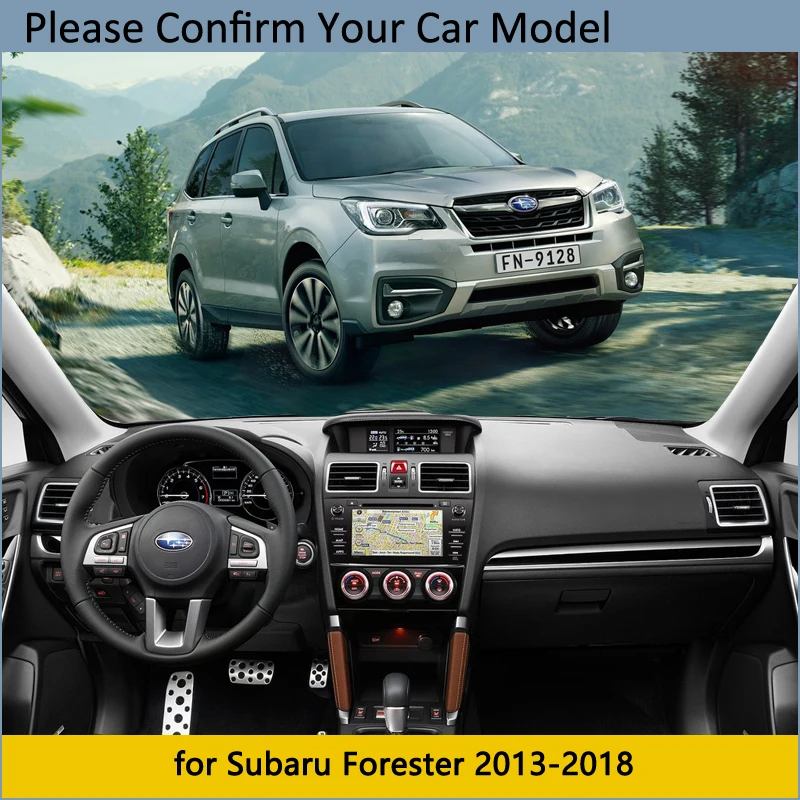 Чехол для приборной панели защитный коврик Subaru Forester 2013 ~ 2018 автомобильные
