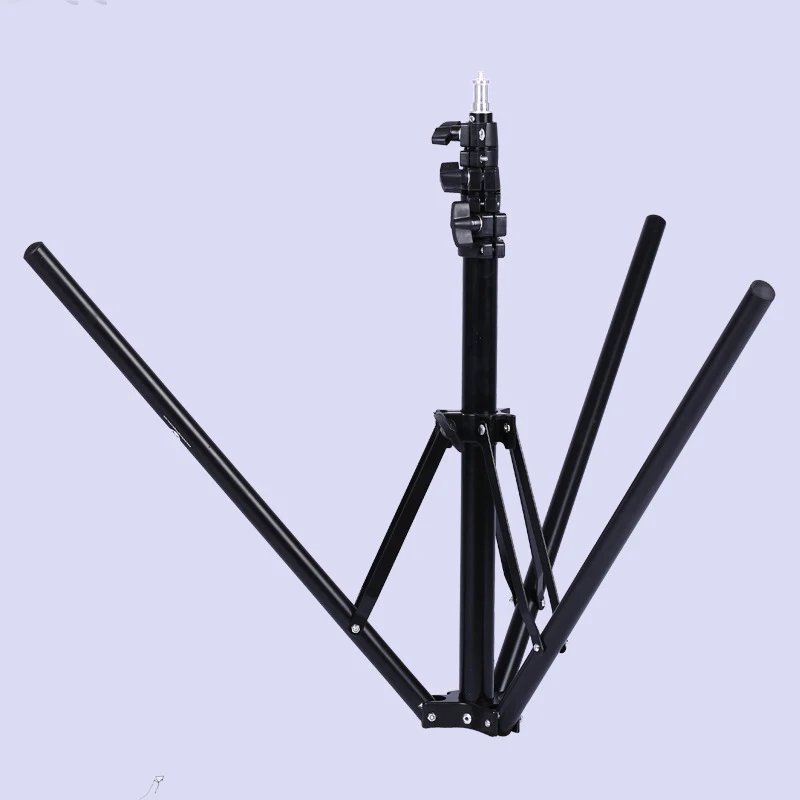  49cm-190cm Foldable Aluminum Stands Tripod with 1/4inch Screw for Camera LED Flash Lamp Photography
