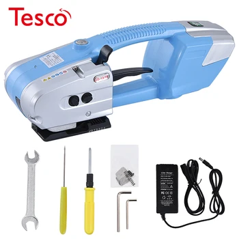 

Battery strapping tools hand held PP PET strapping machine plastic belt packaging battery strap width13-16mm JD16