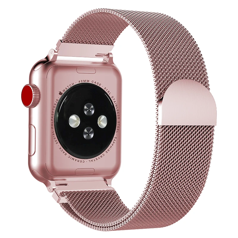Миланская петля ремешок для apple watch 5 ремешок 44 мм 40 мм iWatch ремешок 42 мм 38 мм браслет аксессуары для часов 4 3 2 42