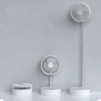 

Stand Fan Folding Portable Telescopic Floor USB Desk Fan 3 Speed Super Quiet Adjustable Height Head for Office Home Outdoor Camp
