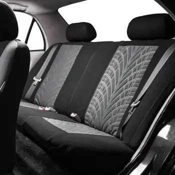 

2pcs/4pcs/9pcs Car Seat Covers Universal Personality Auto Seat Protector with Tire Track Splicing Interior Accessories