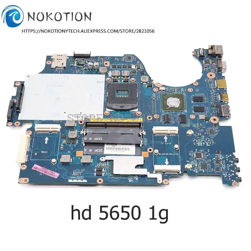 NOKOTION-placa base para portátil DELL Studio 1749, accesorio NAT02,  LA-5155P, HM55, DDR3, CN-0W87G9, 0W87G9, HD 5650, 1G - AliExpress  Ordenadores y oficina