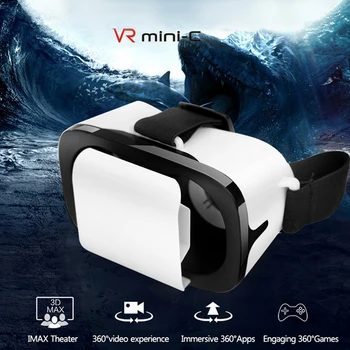 

Vr Virtual Reality Glasses 3D Glasses Box Stereo Vr Full Screen Visual Wide-Angle Vr Glasses For Smartphones Eyeglasses Devices