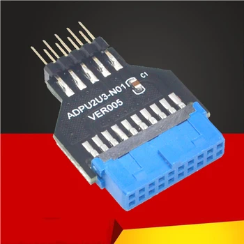 

PC Chassis Front USB3.0 19 pin 20 Pin Female to USB2.0 9 pin Male Adapter USB 3.0 19Pin /20Pin to USB 2.0 9PIN Converter Adapter