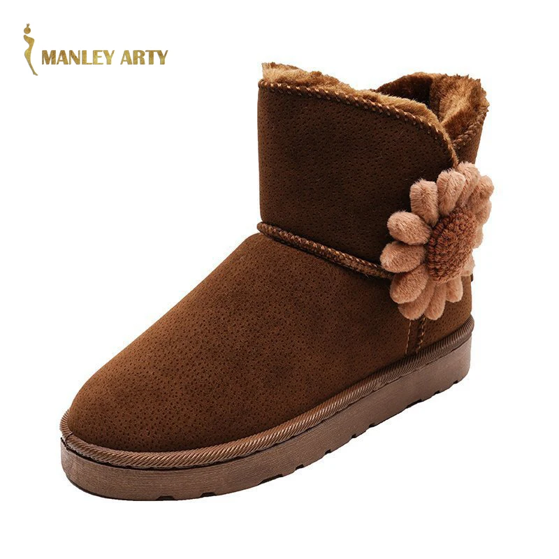 

2021 Winter Women Snow Boots New Casual Indefinite Suede Thickened Bread Cotton Shoes Fashion Cute Short Tube Women Boots