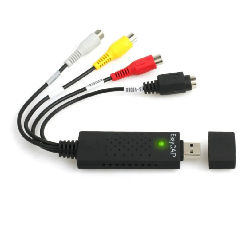 

High-quality Professional USB 2.0 Video Audio Capture Card Adapter VHS VCR TV To DVD Converter for Win10