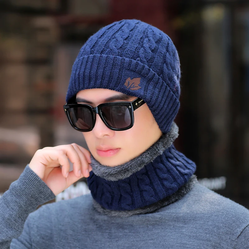 COKK зимние шапки Skullies Beanies, зимние шапки бини для мужчин и женщин, шерстяной шарф, шапки, Балаклава, маска, шапка, вязаная шапка для мужчин