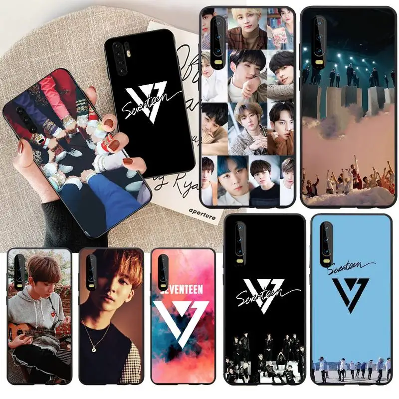 

NBDRUICAI Seventeen JUN DK JOSHUA kpop TPU Soft Silicone Phone Case Cover for Huawei P30 P20 P10 P9 P8 Mate 20 10 Pro Lite