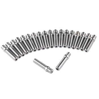 

20pcs Extended Wheel Stud Conversion M12x1.25 to M12x1.5 Shank Length 58mm