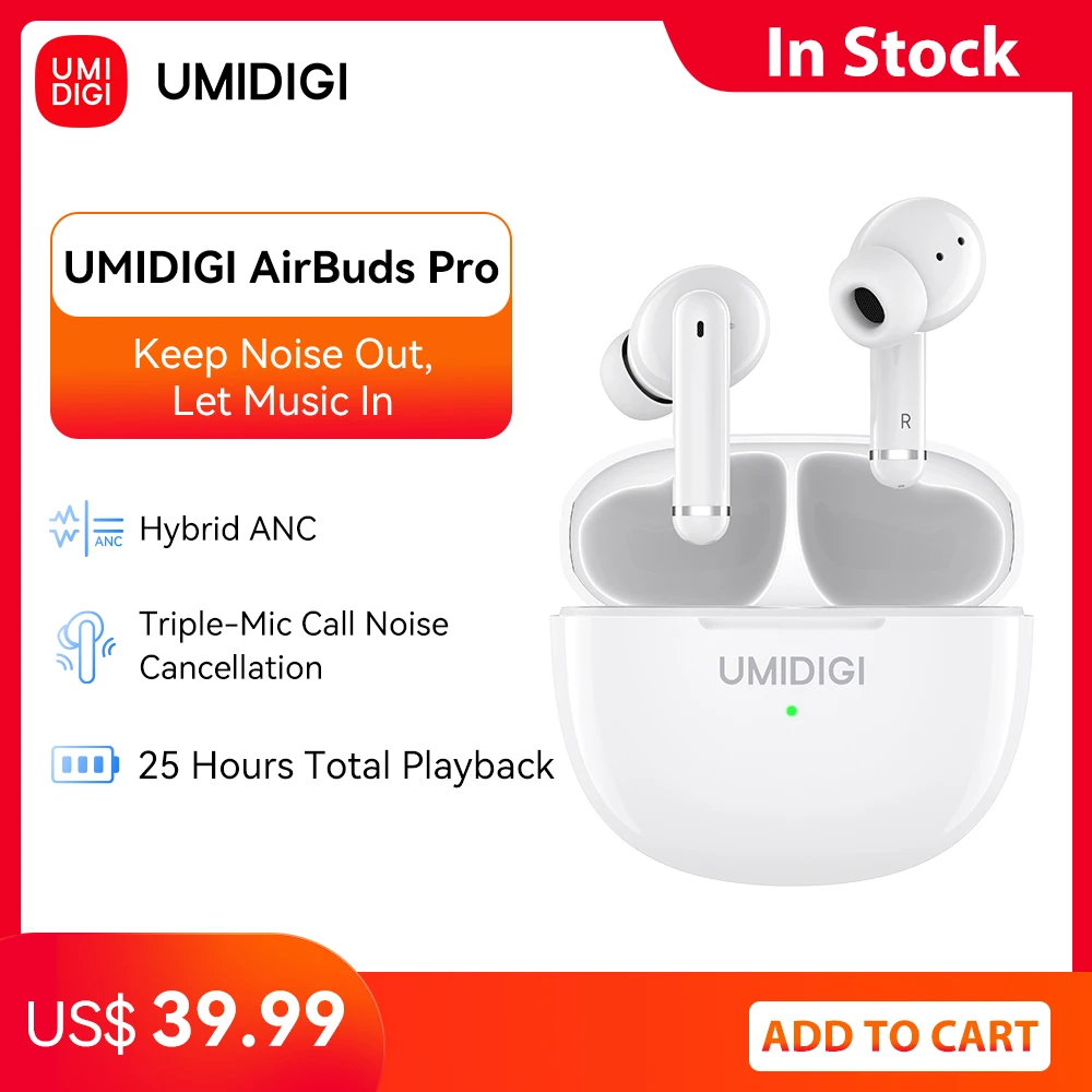 UMIDIGI AirBuds Pro Earphone Hybrid 